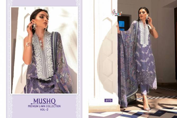 Shree Mushq Premium Lawn 2 New Fancy Ethnic Wear Pakistani Suits Collection